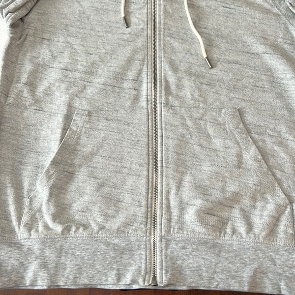 Everlane Gray French Terry Full Zip Hoodie Sz S - Picture 8 of 8
